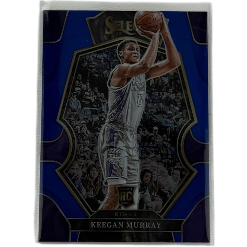 2022-23 Panini Select Premier Level Blue Prizm‎ #197 Keegan Murray RC Rookie